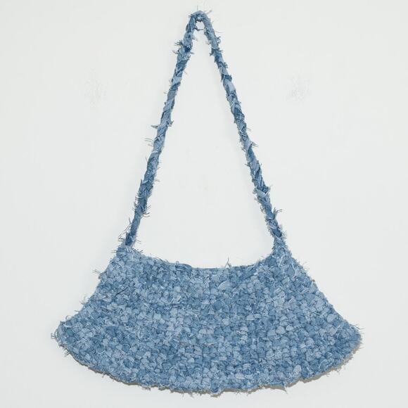Carhartt Handbags - Upcycled denim crochet bag / Crochet purse